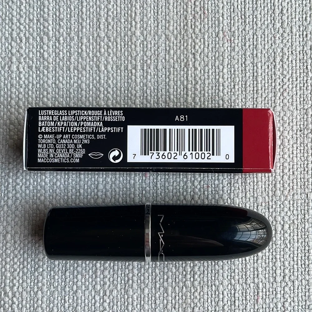 MAC 510 lady bug lustreglass sheer shine lipstick